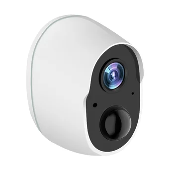 Безжична камера на сигурността на WiFi 2.4 G Акумулаторна помещение за домашно наблюдение 1080P на открито с двустранно звук за Нощно виждане Водоустойчив