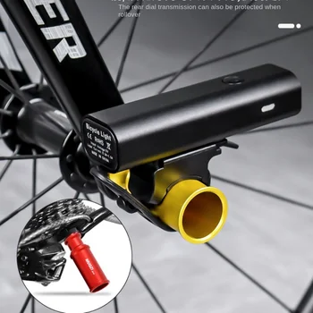 Быстросъемный притежателя лампи от алуминиева сплав Анодиране Многоцветен защита за обратно набиране на велосипеда Лесен Съвместим