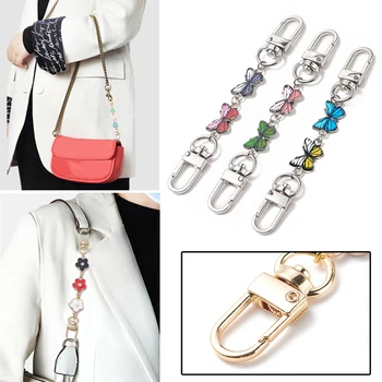 Верига-удължителен кабел за цветя, Веригата-удължителен кабел за цветни чанти, Скъпа Мода Подвесная Верига с катарама, Аксесоари за чанта във формата на цвете и перли