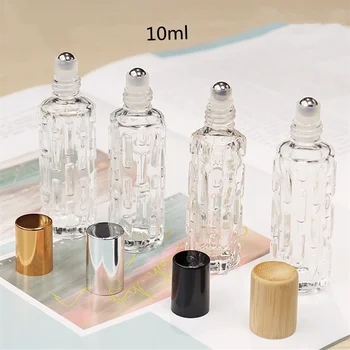 Висококачествен топката бутилка обем 10 мл, флакон етерично масло, Празна стъклена Преносим флакон за проби духове, контейнер за многократна употреба