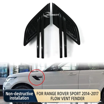 Выпускное отвор за вентилация на отвори в предния капак на колата, на Кутията крило, Странична вентилационна решетка, Выпускная панел за Range Rover Sport 2014-2017, Вентилационно крило L494,