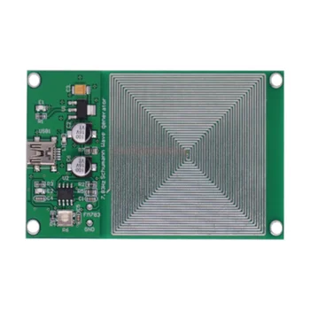 Генератор на вълни на Шуман 5 0,1 А, 7,83 Hz, модул на генератор на импулси изключително ниска честота, за да се улесни съня с USB-кабел FM783