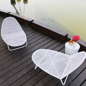 Градински мебели Стол за почивка Басейн Ратанови легло Балкон Тераса-Градина за отдих