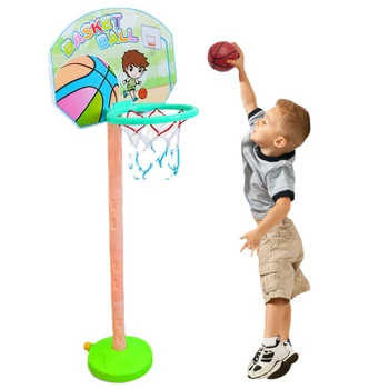 Детска спортна стойка за тренировки по стрелба Може да се покачват и падат, За да регулирате баскетболна стойка За подаване на баскетболни в