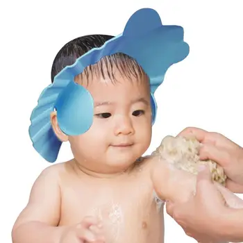 Детски душ със защитата на ушите, защита от шампоана за измиване на косата, и 4 Регулируеми предаване За бебета, малки деца и по-млади