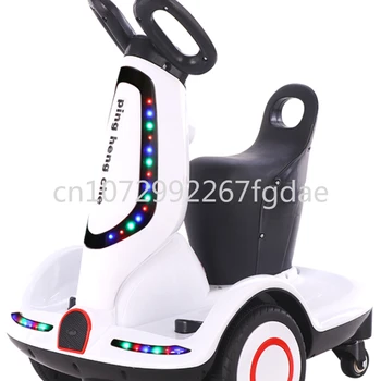 Детски електрически автомобил Играчка Drift Balance Кола Мотор с Дистанционно Управление за Зареждане на Преносими Автомобил Момчета и Момичета, Детски