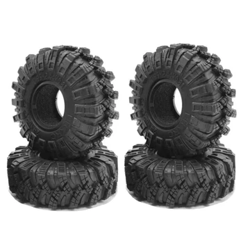 Джанти гуми с диаметър 4шт 62 мм 1,0 инч, меките гуми от каучук с висока проходимост за подробности 1/24 писта радиоуправляемого колата Axial SCX24