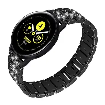 Диамантена каишка за Samsung Galaxy Watch 6/Classic/5/pro/4/Active 2 Метална гривна-звено на 20 mm 22мм huawei watch gt 4-2e-3-band pro