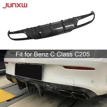 Дифузер на Задната Броня От Въглеродни Влакна, За да Benz C Class C205 C63 AMG Sport Coupe, 2 Врати, 2015 - 2019 FRP Защита на Бронята