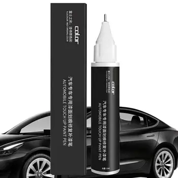 Дръжка За Ремонт на Драскотини От Автомобилната Боя Tesla Model 3 XYS 12 мл Професионално Цветно Покритие Paint Touch Up Дяволът Repair Remover Polish