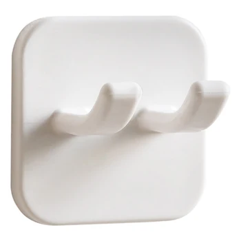 Държач за ножче от ABS-1бр материал, монтиран на стената кука за съхранение на бръснач Без удар, Органайзер за кухня и баня, Аксесоари