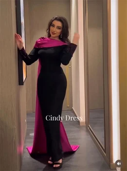 Един коктейл рокля Cindy Eid Al-fitr за Бала Mermaid Dubai Luxury Evening Dress Party Evening Elegant Luxury Celebrity Grace