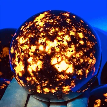 Енергийна топка от естествен кристал Йога, медитация за изцеление на Рейки, подарък за офиса, Обзавеждане за дома