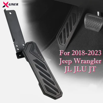 За 2018-2023 Jeep Wrangler JL JLU Gladiator JT Легкосплавная Педала на Лявата Опора За Краката на Водача устойчива на плъзгане Покриване на Педала на Газ-спирачки