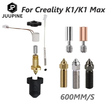 За Creality K1 Hotend Обновяване на екструдер с накрайник K1 за 3D-принтер K1 Max Комплект керамични нагревателни блокове Hotend Kit Висока температура 300 ° C