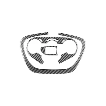 За Fiat 500L 2014-2017 Автомобили конзола от мека въглеродни влакна, Стикер за довършване на таблото на ключа за променлив ток, Аксесоари за интериора