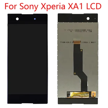 За Sony Xperia XA1 LCD дисплей G3116 G3121 G3123 G3125 G3112 Дисплей с Рамка За LCD дисплей Sony XA1 LCD Сензорен Екран