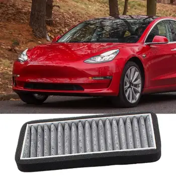 За Tesla, Модел 3 2021-2023 Филтърен елемент за въздух на климатика с активен въглен Инструмент за филтър на входящия въздух на автомобилен климатик