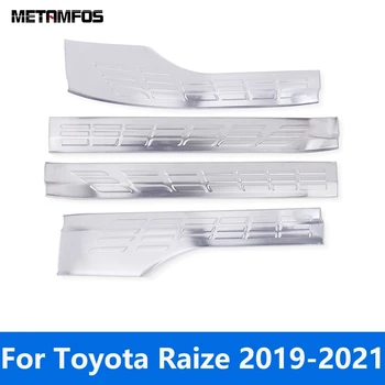 За Toyota Raize 2019 2020 2021 Пороговая плоча на крилото на прага, Стикер на Защитната пластина от Scuffs Педали, Аксесоари За Стайлинг на автомобили