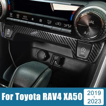 За Toyota RAV4 XA50 2019 2020 2021 2022 2023 RAV 4 Хибриден Автомобил От Неръждаема Стомана С Централен Работещ Бутон за Отопление на Седалките Стикер На Накладку