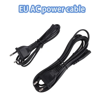 Захранващ кабел ЕС захранващ Кабел за променлив ток от ЕС Фигура 8 от C7 до европейската 2-контакт с щепсел за променлив ток захранващ Кабел Кабел за PS4 Xbox захранващия Кабел PS5