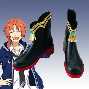Звезди аниме Tsukinaga Leo, обувки за cosplay, cosplay за Хелоуин, реквизит Cotume, Мъжки обувки за cosplay, Обувки за карнавала