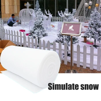 Имитирующее снежна покривка, Юрган, Мек килим от изкуствена памук за коледно парти, поли за Коледната елха, на фона украса
