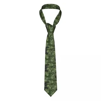 Камуфляжный череп в бесшовном вратовръзка вратовръзки с череп в стил хип-хоп, улични вратовръзка, бизнес вратовръзка от полиестер