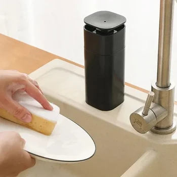 Контейнер за ръце Опаковка козметични средства Кухненска Мивка Шампоан за миене на Плотове за Съхранение на Сапун в банята Бутилка за сапун