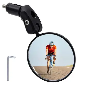 Кормило огледало за обратно виждане Универсални велосипедни огледала за обратно виждане с възможност за регулиране на 360 градуса Огледало за пътищата, Каране на велосипед огледала за обратно виждане Универсални