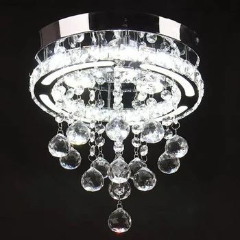 Кристални полилеи Led тавана лампа Модерен лампа Полилей Тавана лампа за антре дневна спалня баня