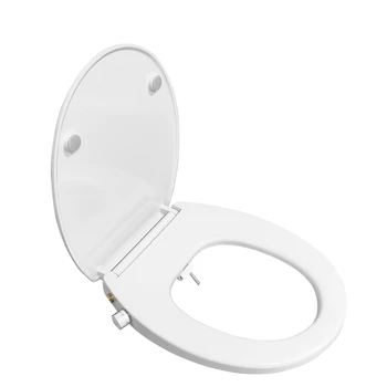Кръгли неэлектрические седалки за тоалетна-биде Samodra, бяла (подходящ само за европейски тоалетни)
