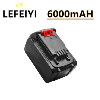 Литиево-йонна акумулаторна батерия 18v/20 6000 mah за подмяна на електрически инструменти BLACK & DECKER LB20 LBX20 LBXR20