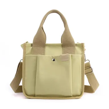 Луксозна Чанта-тоут Проста Тенденция Брандираната Чанта През Рамо 2022 Години за Жените, Холщовая Чанта През Рамо, Дамски дизайнерски чанта