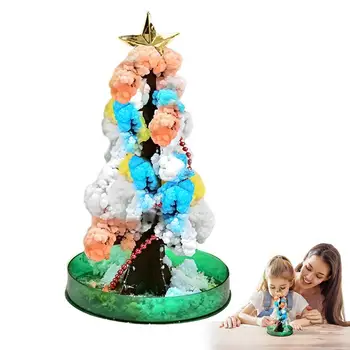 Магическа Отглеждане на Коледна елха, Вълшебна Кацане на вода, Цъфтящо Хартия, дърво, декорация на Деня на майката, направени със собствените си ръце, Кристален Хартиена коледна Елха, подаръци