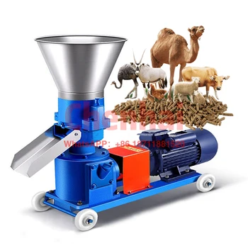 Машина за производство на малки пелети за храна на домашни птици /Машини за преработка на храни за домашни любимци / Линия на пелети за фураж за пилета