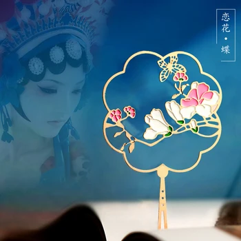 Метални маркери в китайски стил Цветя на Планината Птици Китайските специални подаръци, Сувенири, Канцеларски материали Kawaii