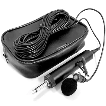 Микрофон 6,5 мм, микрофон за Саксофон Эрху, Цигулка, музикален инструмент, Екологични Петличный на ревера, Микро