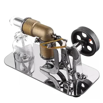 Мини-двигател на Стърлинг с горещ въздух, Комплекти от модели, двигатели, Научно Експериментално Оборудване, Колекция от играчки по физика, Подарък