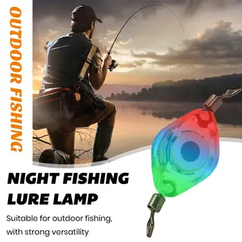 Мини лампа-атракция за риба, супер ярък водоустойчив погружная led лампа за стръв за риболов с реалистичен дизайн 
