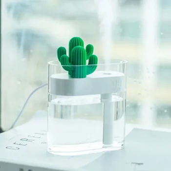 Мини Спалня Къща Автомобил Растението Cactus Овлажнители на въздуха Ароматни дифузор етерично масло Преносим USB Парфюмированный Туманообразователь за