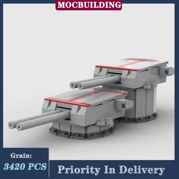 Модел MOC Heavy Cruiser Строителни блокове В събирането на Turret Bricks са подбрани серия детски играчки за момчета Подаръчен комплект