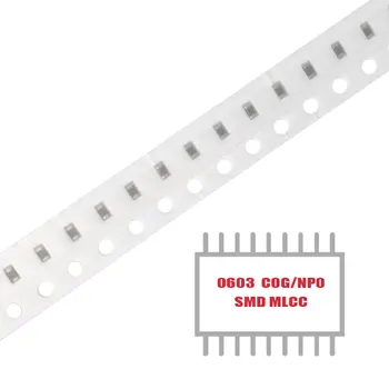 МОЯТА ГРУПА 100ШТ SMD MLCC CAP CER 7.4 PF 100V NP0 0603 Многослойни Керамични Кондензатори за повърхностен монтаж в наличност