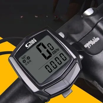Мултифункционален М код Колоездене компютър за измерване на Скоростта на Километража Английски Водоустойчив Кабел Ciclo Computer Аксесоари за велосипеди WKBM