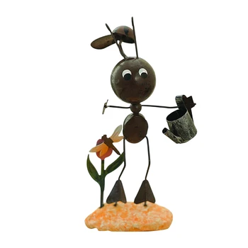 Мультяшная модел мравка, креативна малка скулптура Мравка от скандинавски смола за винен шкаф, TV-шкаф