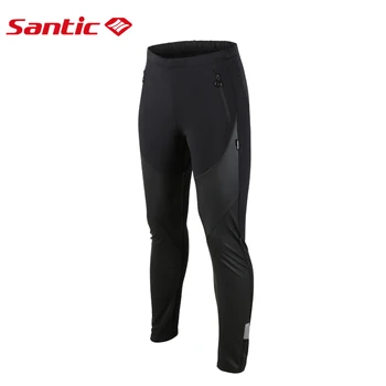 Мъжки вело панталони Santic, есенно-зимни ветроупорен ежедневни велосипедни панталони за топлина