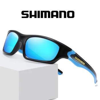 Мъжки и дамски поляризирани очила Shimano за риболов в открито Слънчеви очила за колоездене със защита от uv HD, спортни очила за скално катерене и риболов