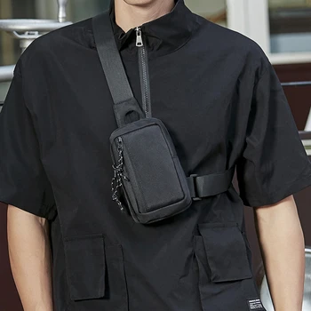 Мъжки нагрудная чанта, мъжка чанта през рамо, Оксфорд модерен Мъжки странична чанта през рамо за мъжете 2024, ежедневна чанта, пътни чанти и калъфи за телефони