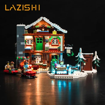 Набор от Lazishi LED 10325 е подходящ за изграждане на блоковете Alpine Lodge (само с осветителни уреди)