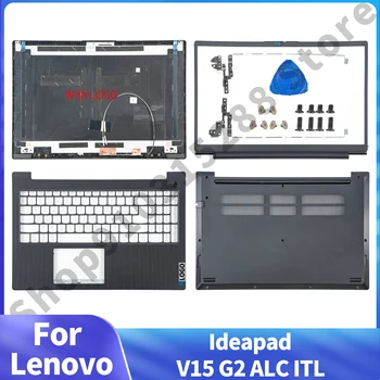 Нов Корпус на Лаптоп Lenovo Ideapad V15 G2 ОТ LCD Делото Предната Рамка, Поставка За Ръце Долен Корпус Подмяна на Части Лаптоп